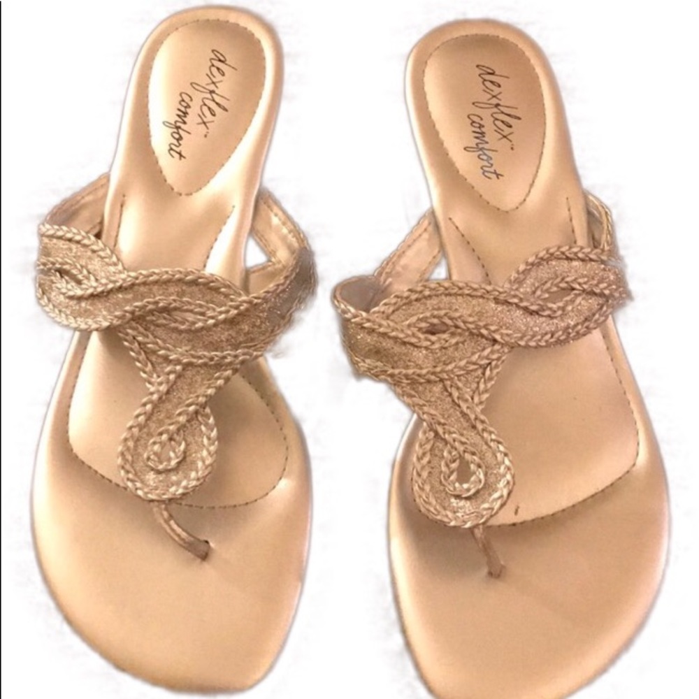 Silver Dexflex Comfort Sandals